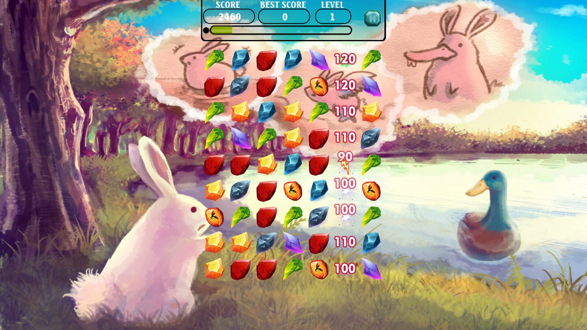 Bunny Jewel Match Adventure - Screenshot