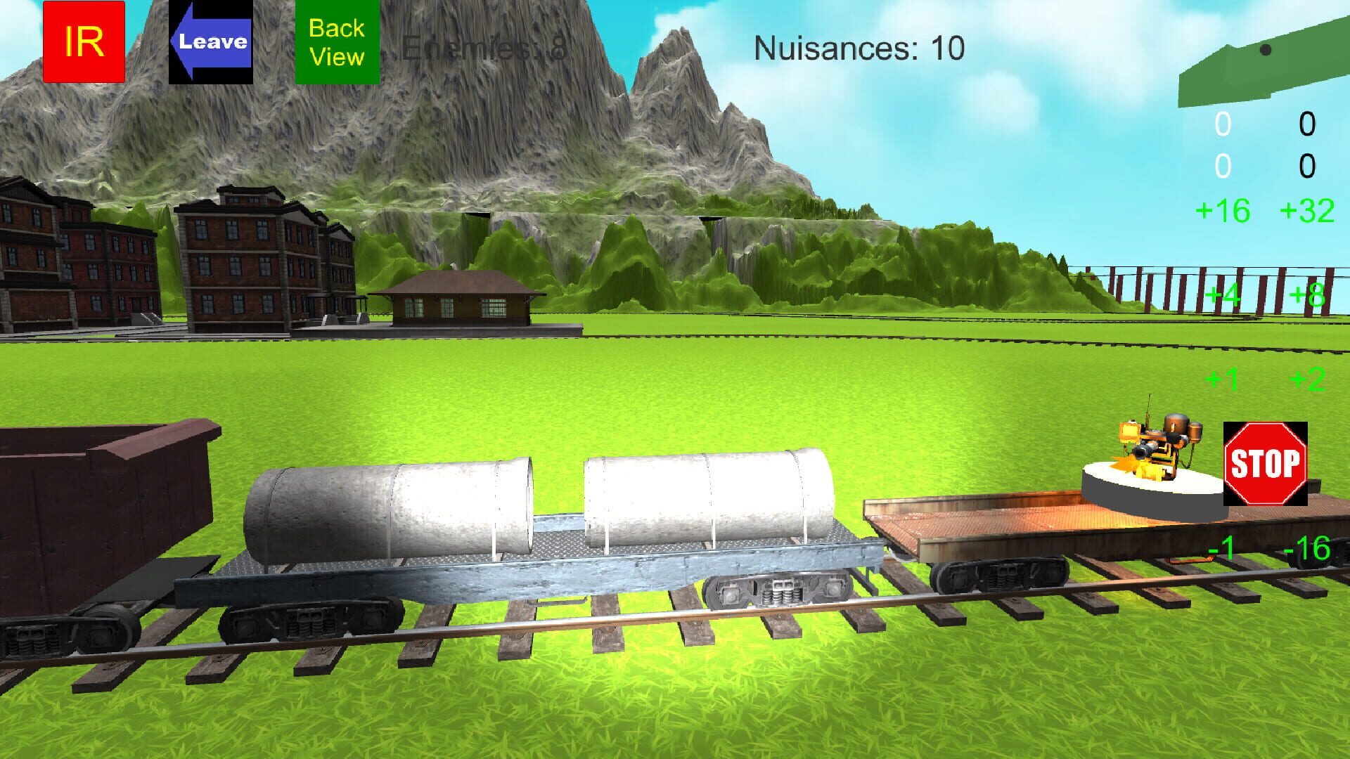 Flyland Wars: 3 Model Trains - Screenshot