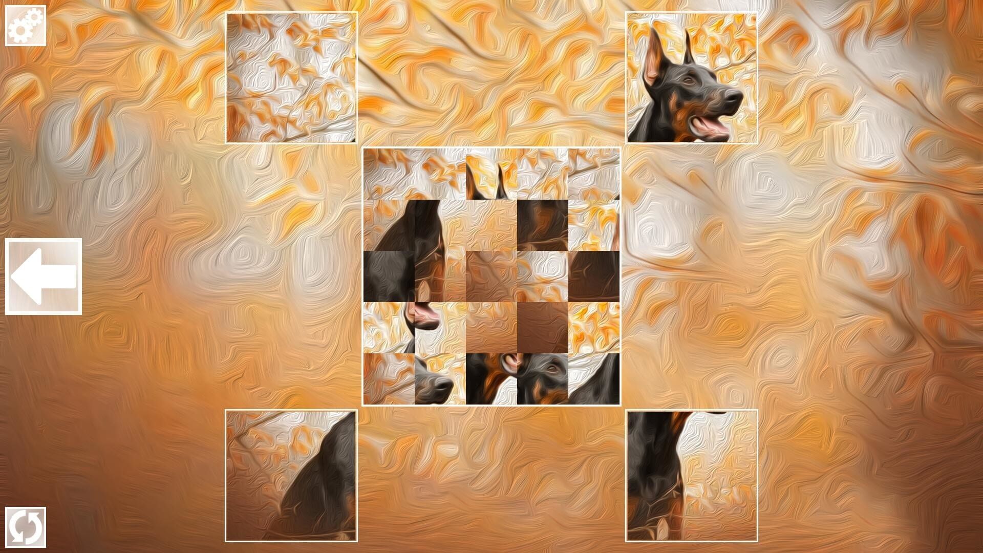 Puzzle Art: Dogs - Screenshot