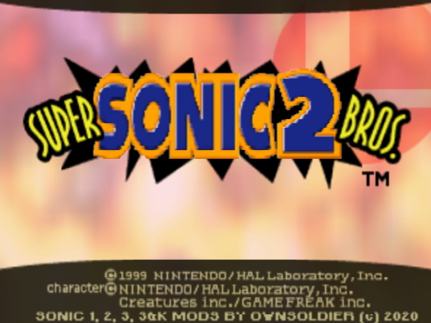 Captura de pantalla - Super Smash Bros. Sonic 2 Mod