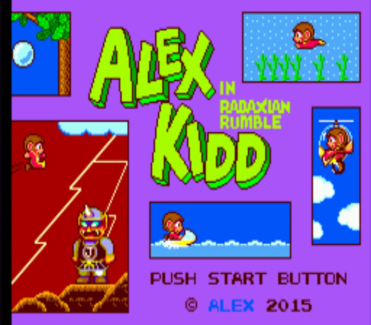 Captura de pantalla - Alex Kidd in Radaxian Rumble