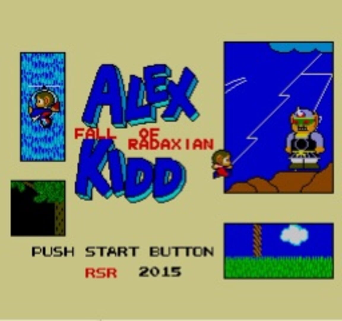 Captura de pantalla - Alex Kidd: Fall of Radaxian