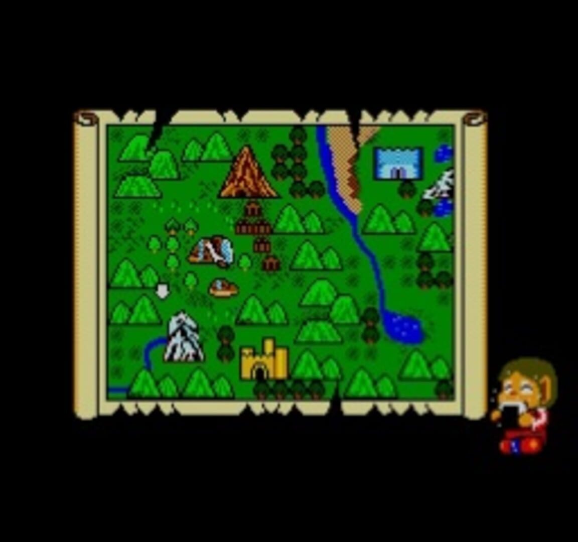 Captura de pantalla - Alex Kidd: Fall of Radaxian