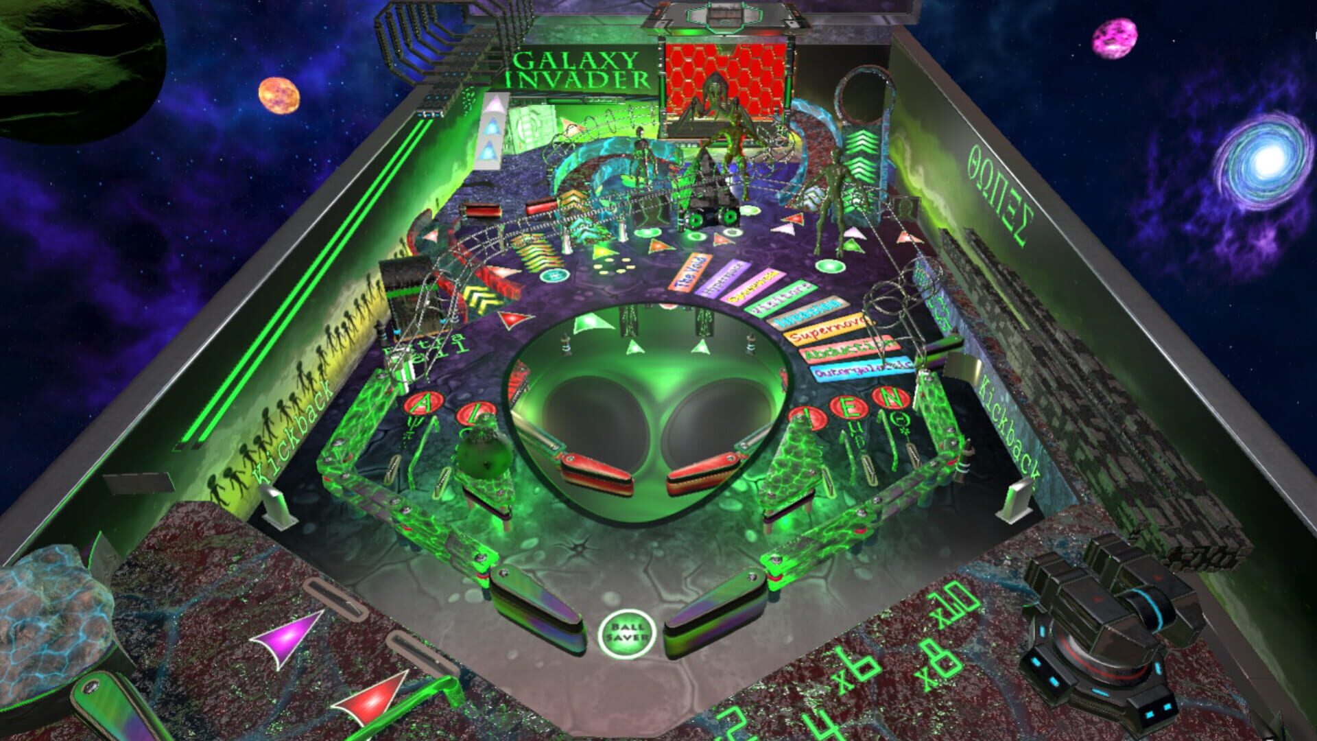 Outergalactic Aliens Pinball - Screenshot