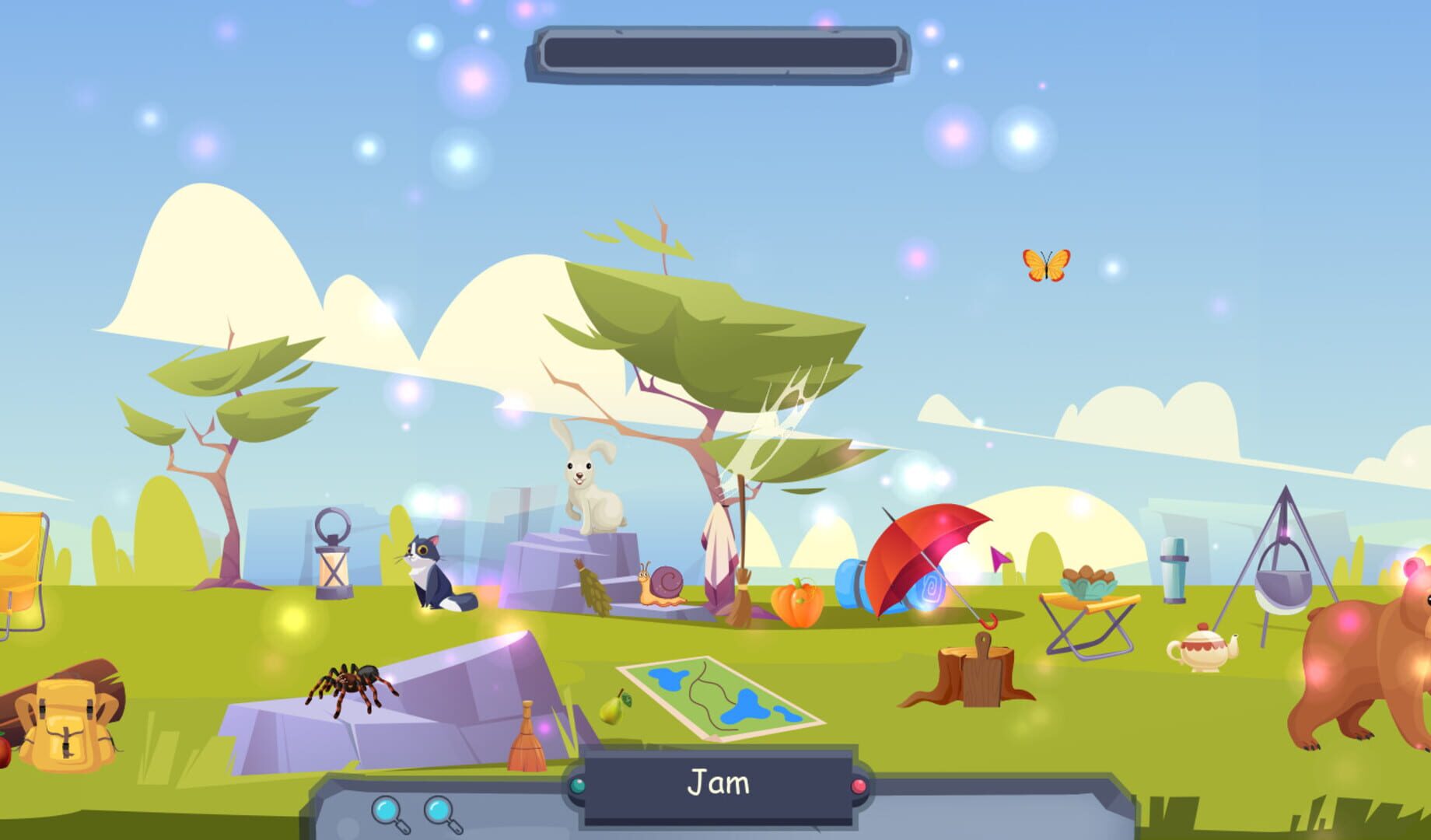 Searching for objects in the forest - Screenshot