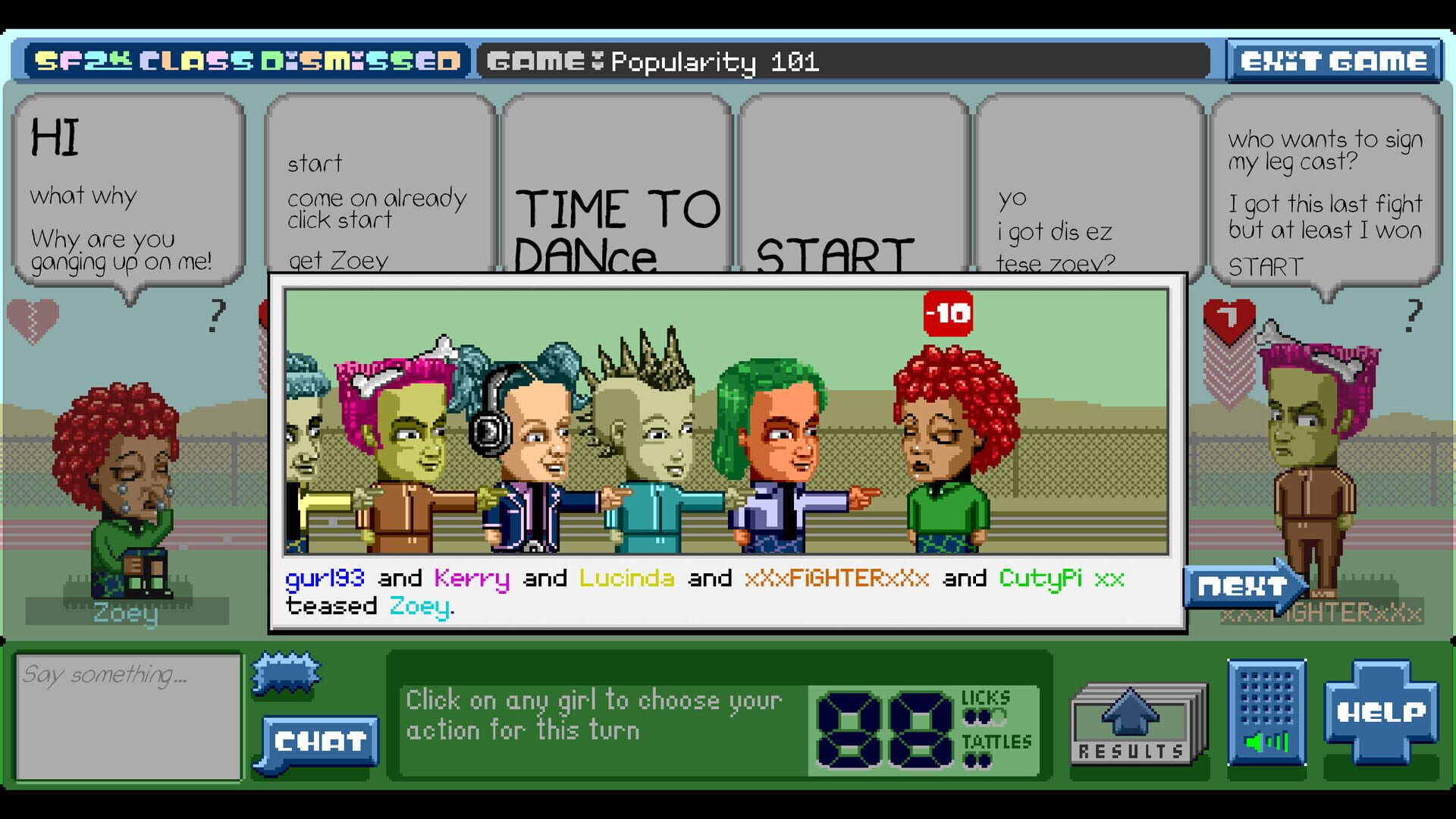 SF2K: Class Dismissed - Screenshot