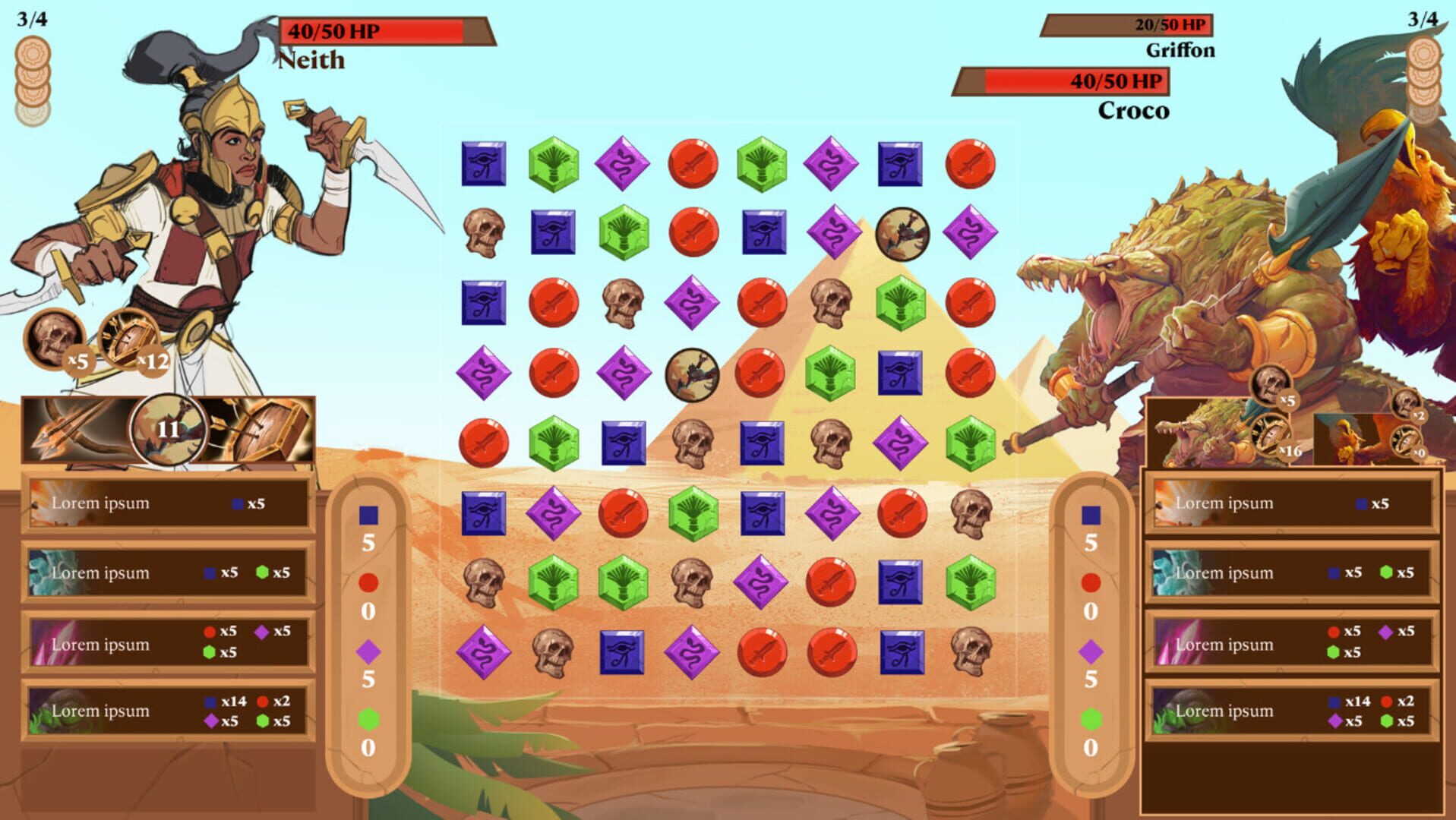 Match on the Nile - Screenshot