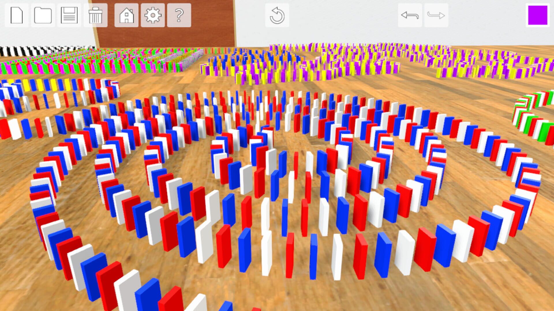 Domino Effect: Build and Topple - Screenshot