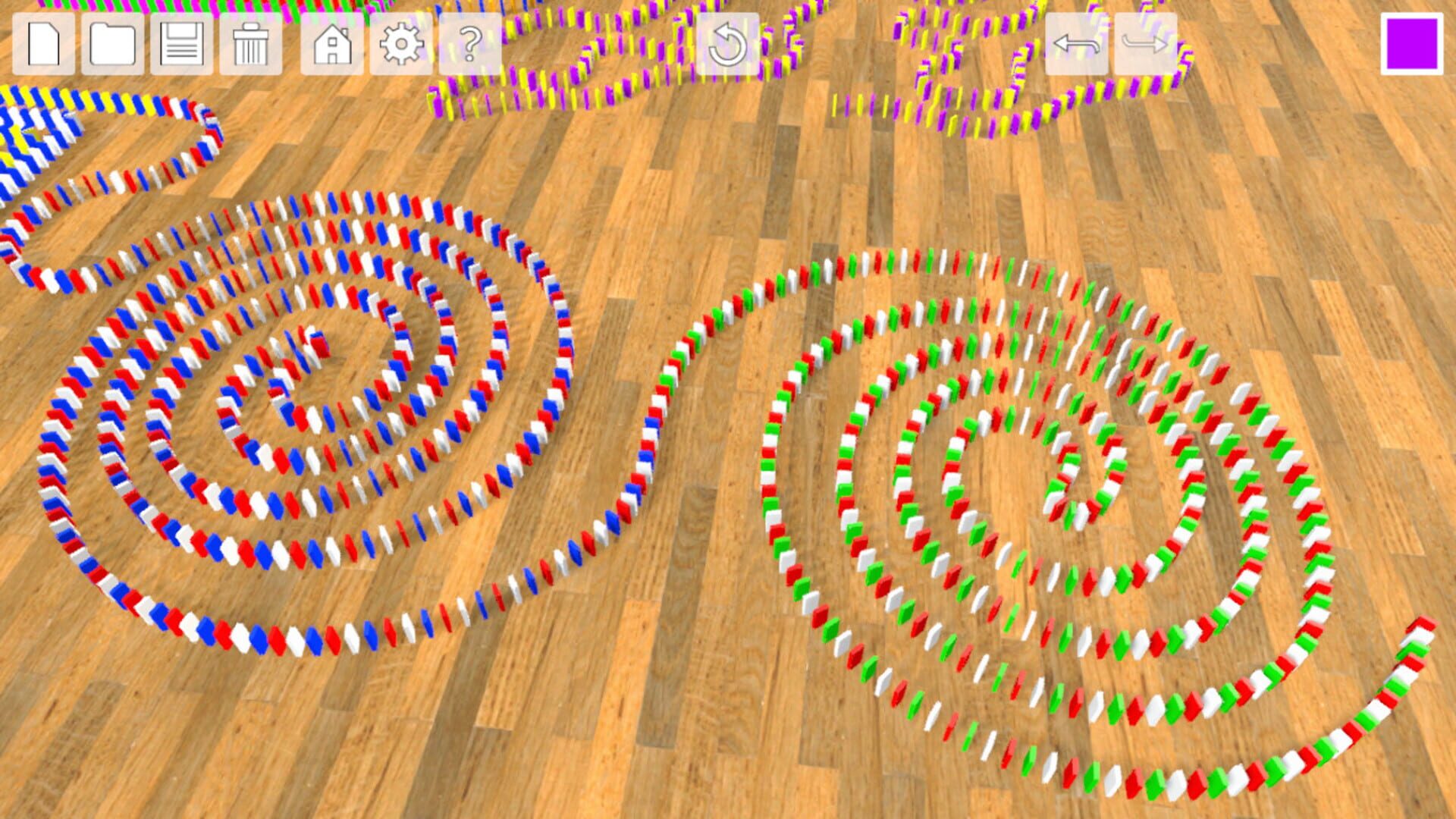 Domino Effect: Build and Topple - Screenshot
