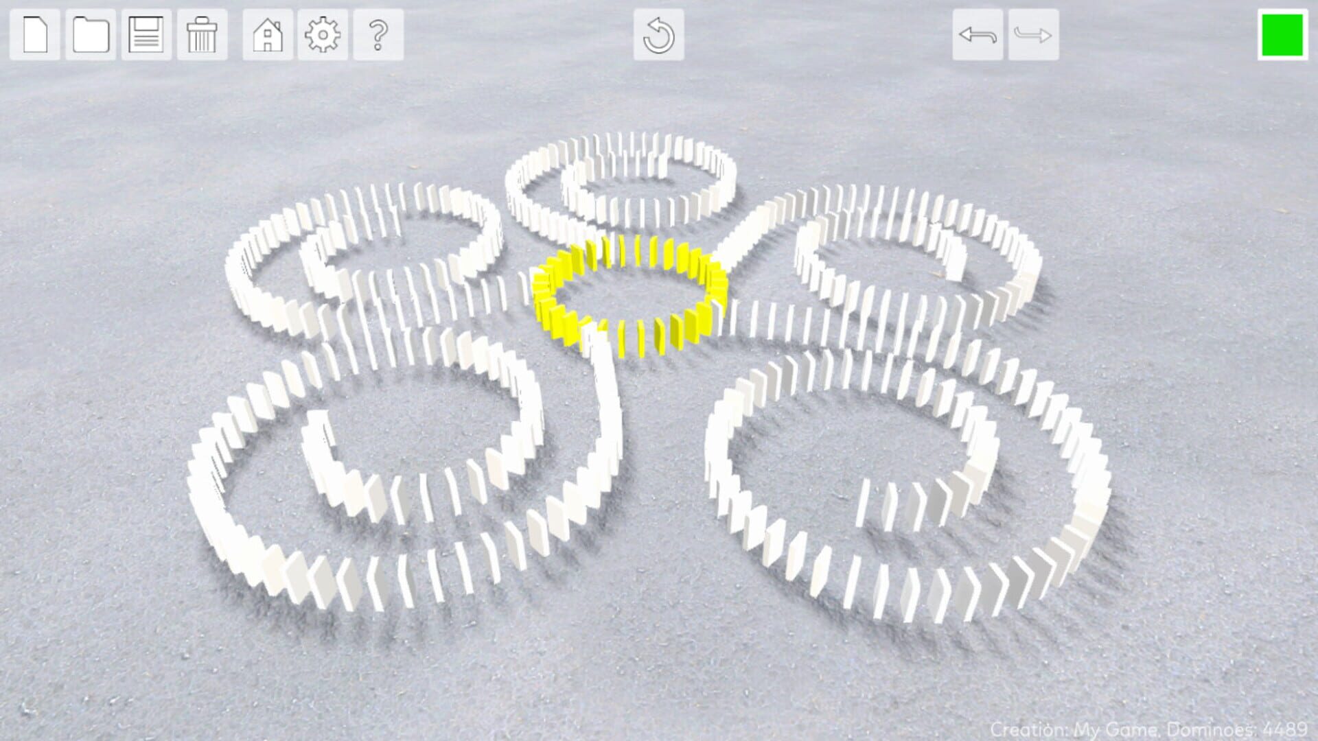Domino Effect: Build and Topple - Screenshot