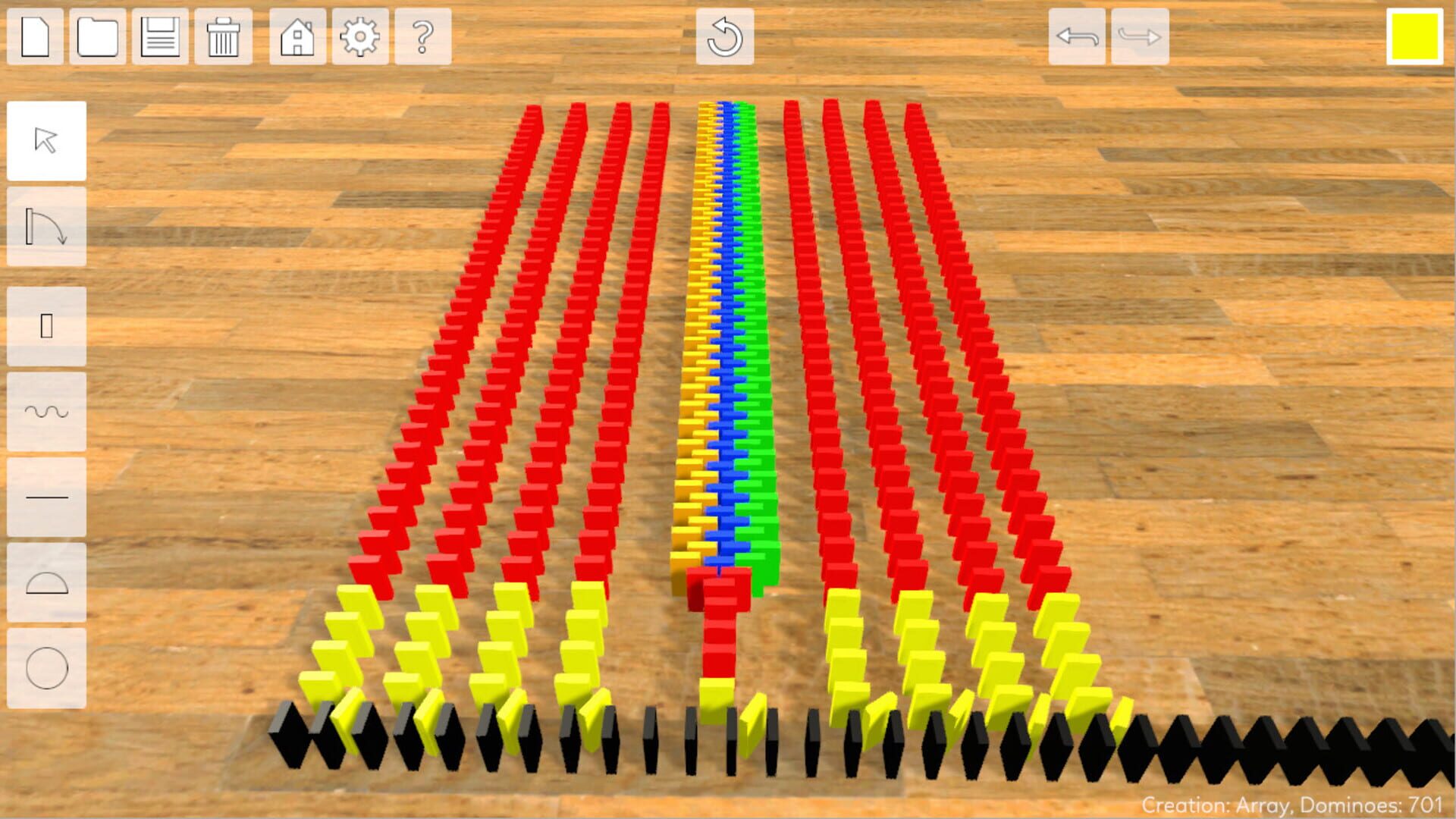 Domino Effect: Build and Topple - Screenshot