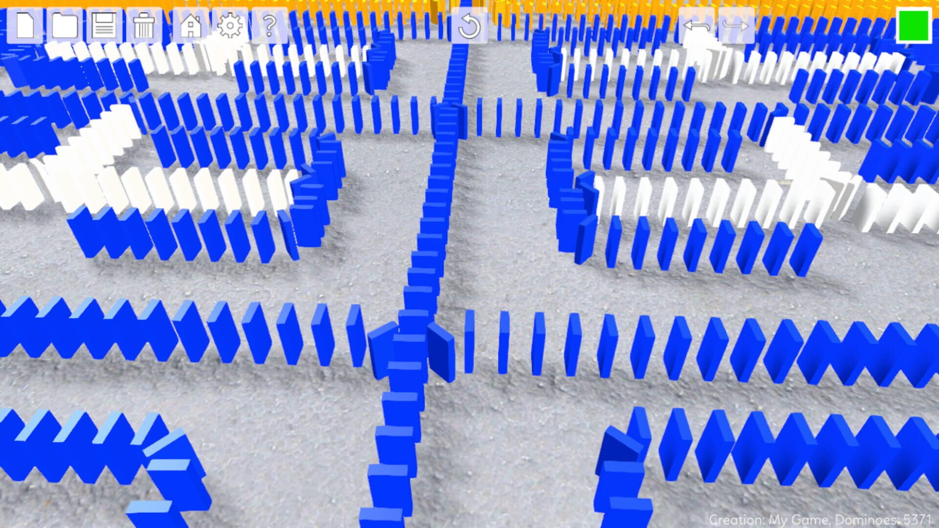 Domino Effect: Build and Topple - Screenshot
