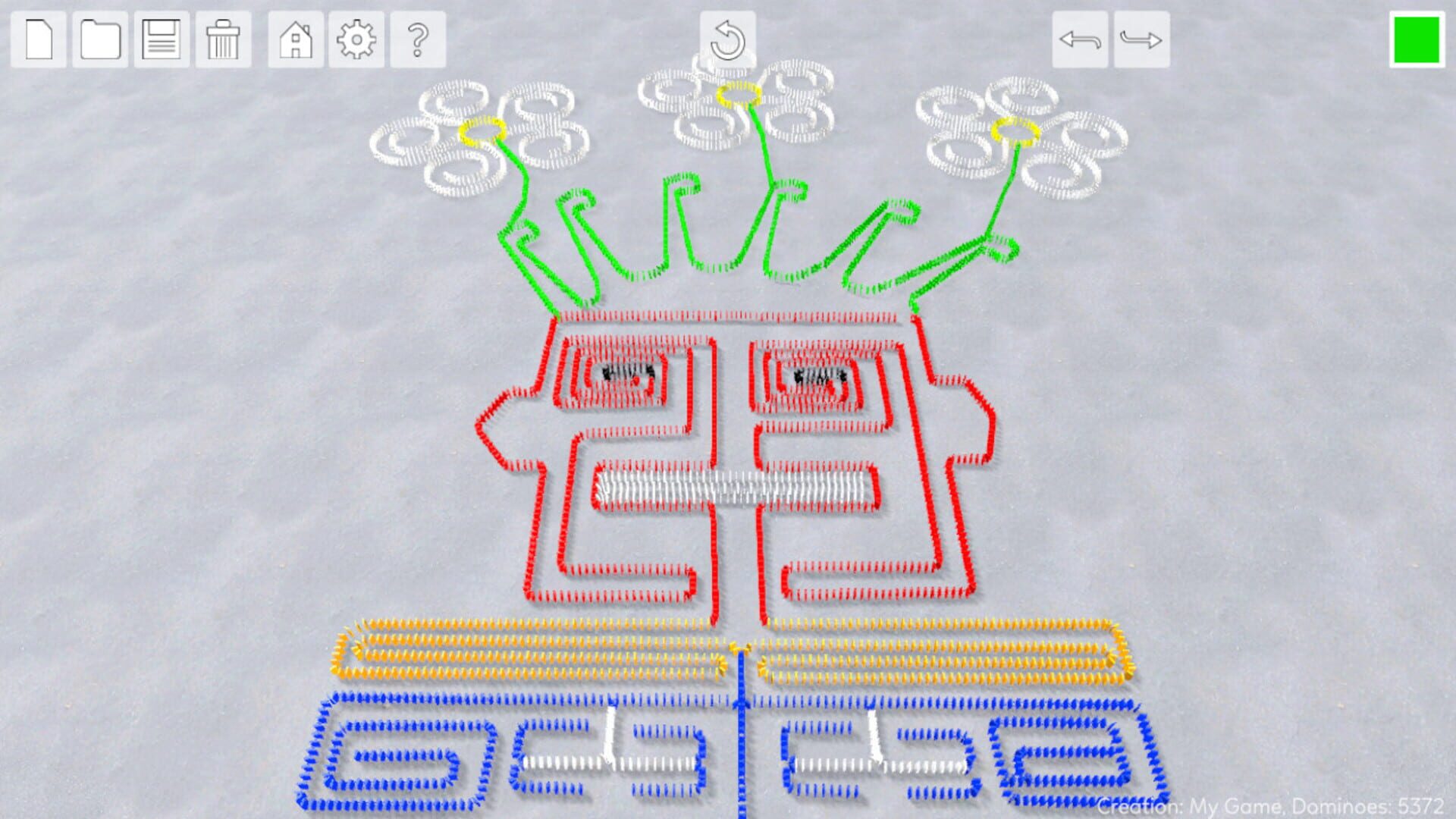 Domino Effect: Build and Topple - Screenshot