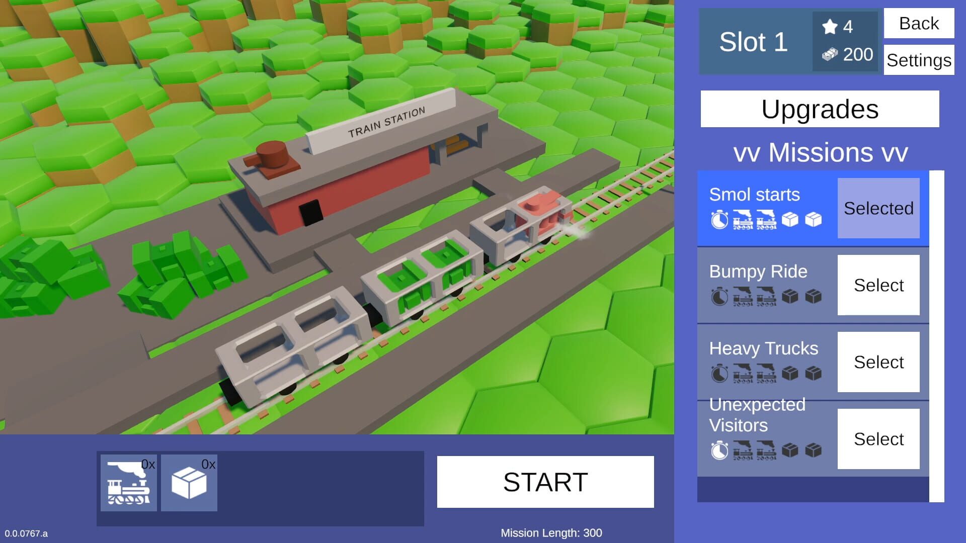 Cargo: TD on Rails - Screenshot