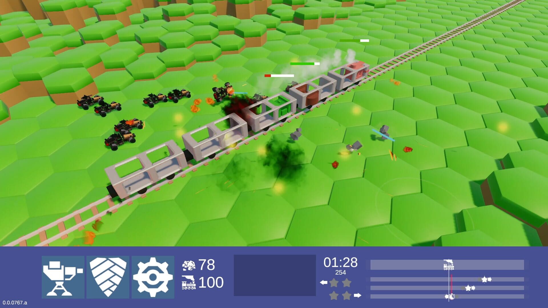 Cargo: TD on Rails - Screenshot