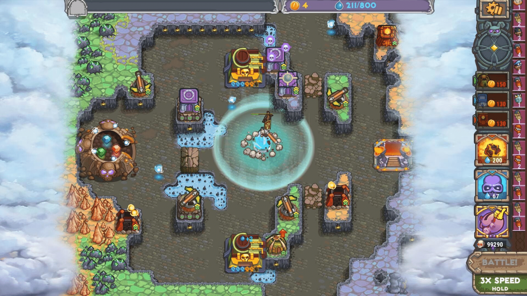 Cursed Treasure 2: Ultimate Edition - Tower Defense screenshot