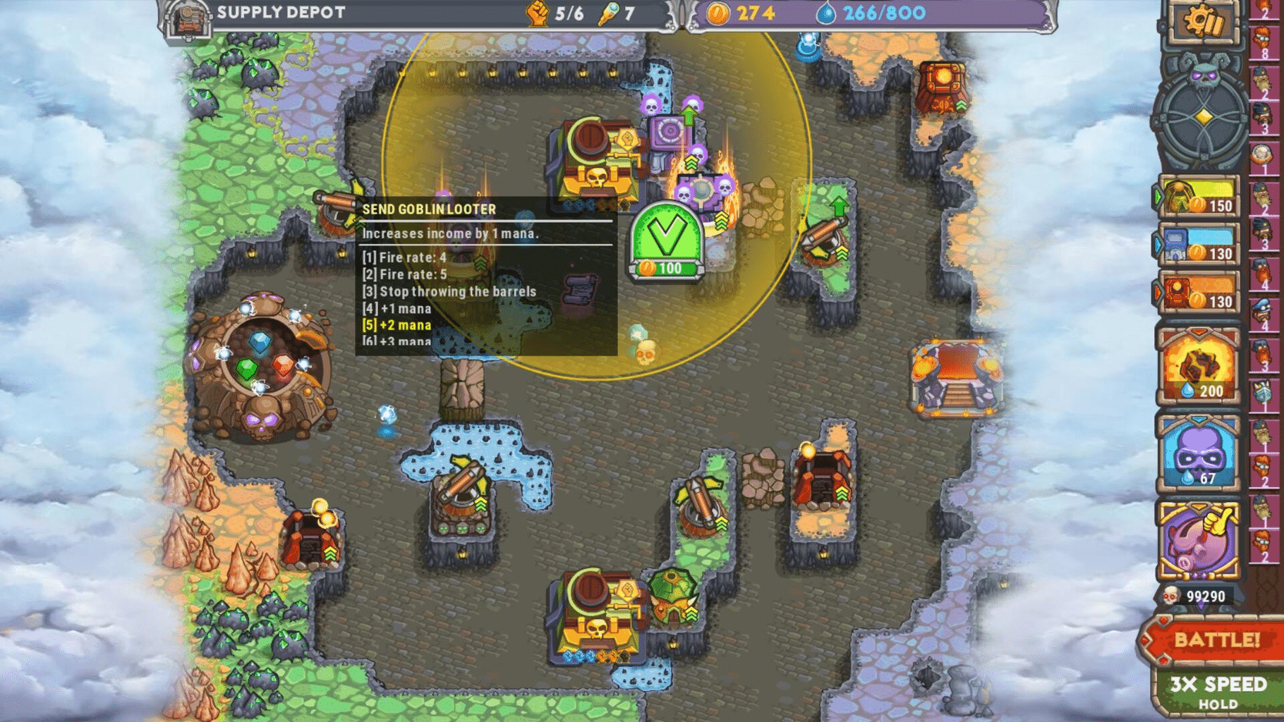 Cursed Treasure 2: Ultimate Edition - Tower Defense screenshot