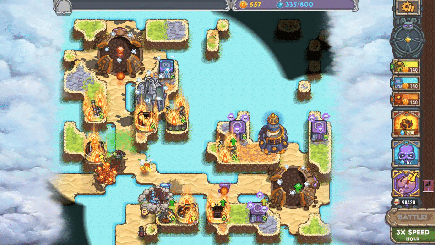 Cursed Treasure 2: Ultimate Edition - Tower Defense screenshot