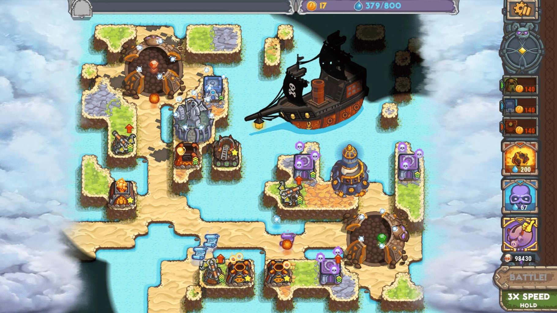 Cursed Treasure 2: Ultimate Edition - Tower Defense screenshot