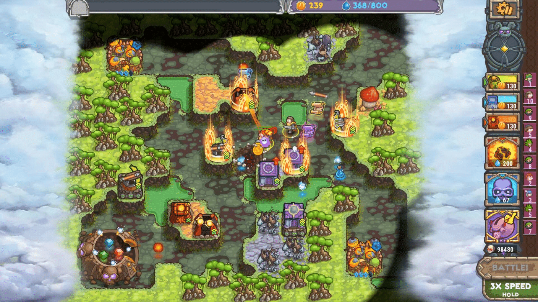 Cursed Treasure 2: Ultimate Edition - Tower Defense screenshot