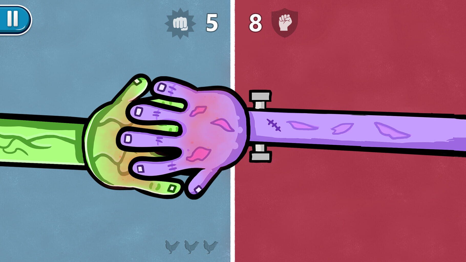 Red Hands: 2-Player Game screenshot