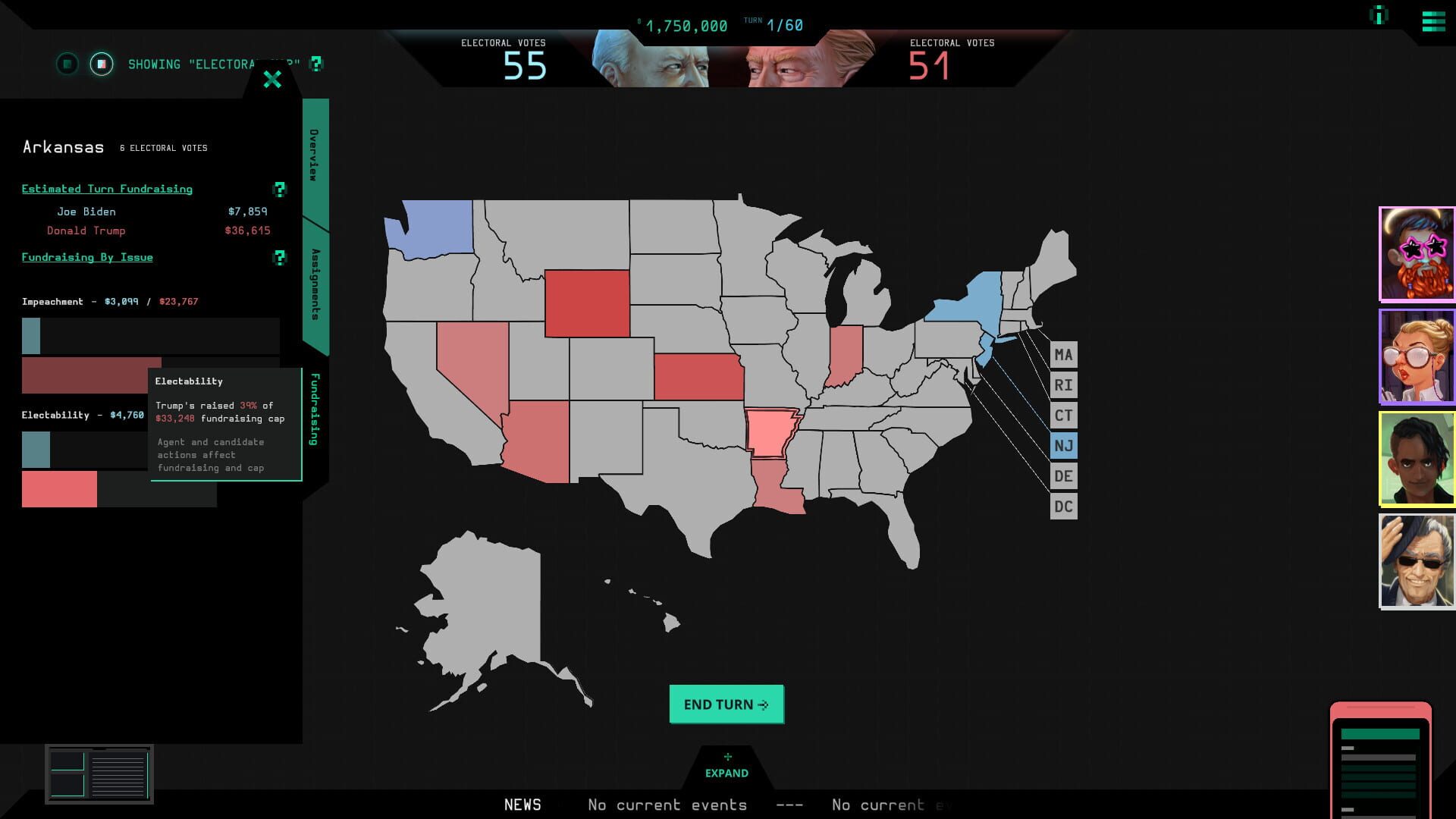 Electioneering - Screenshot