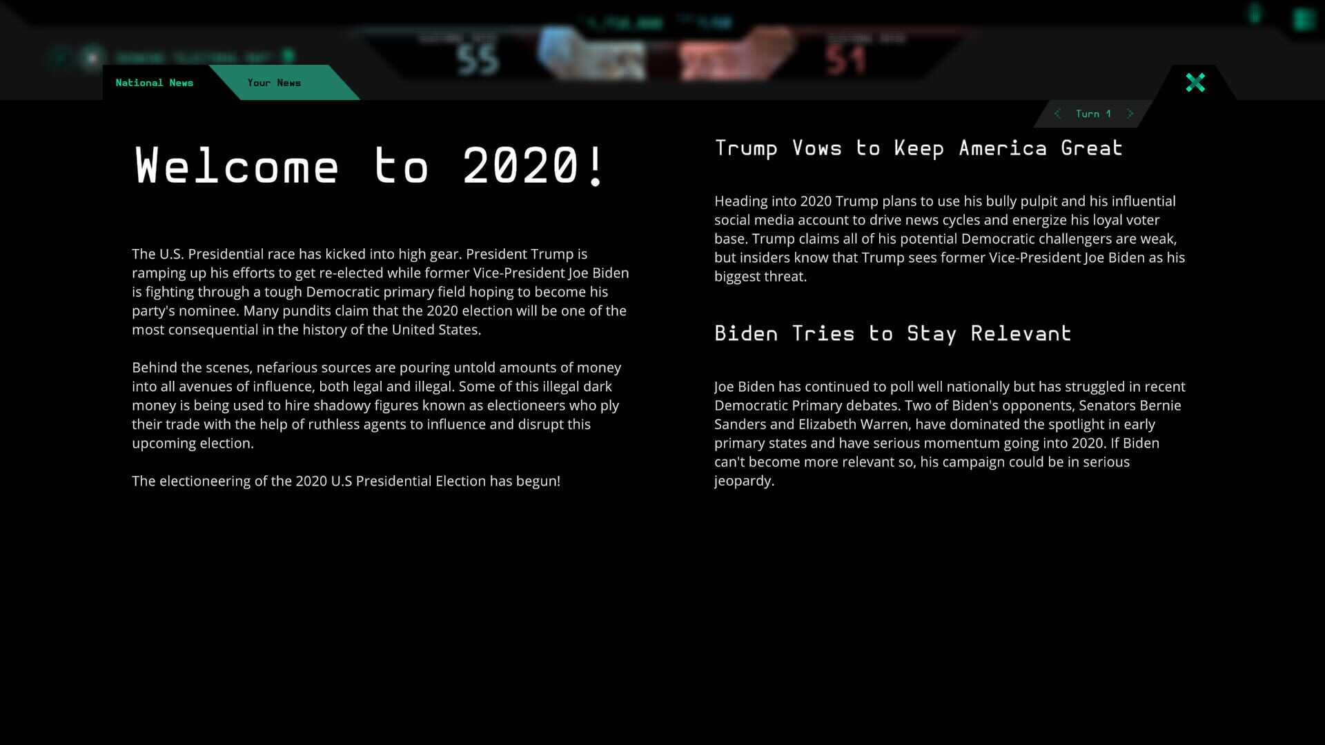 Electioneering - Screenshot