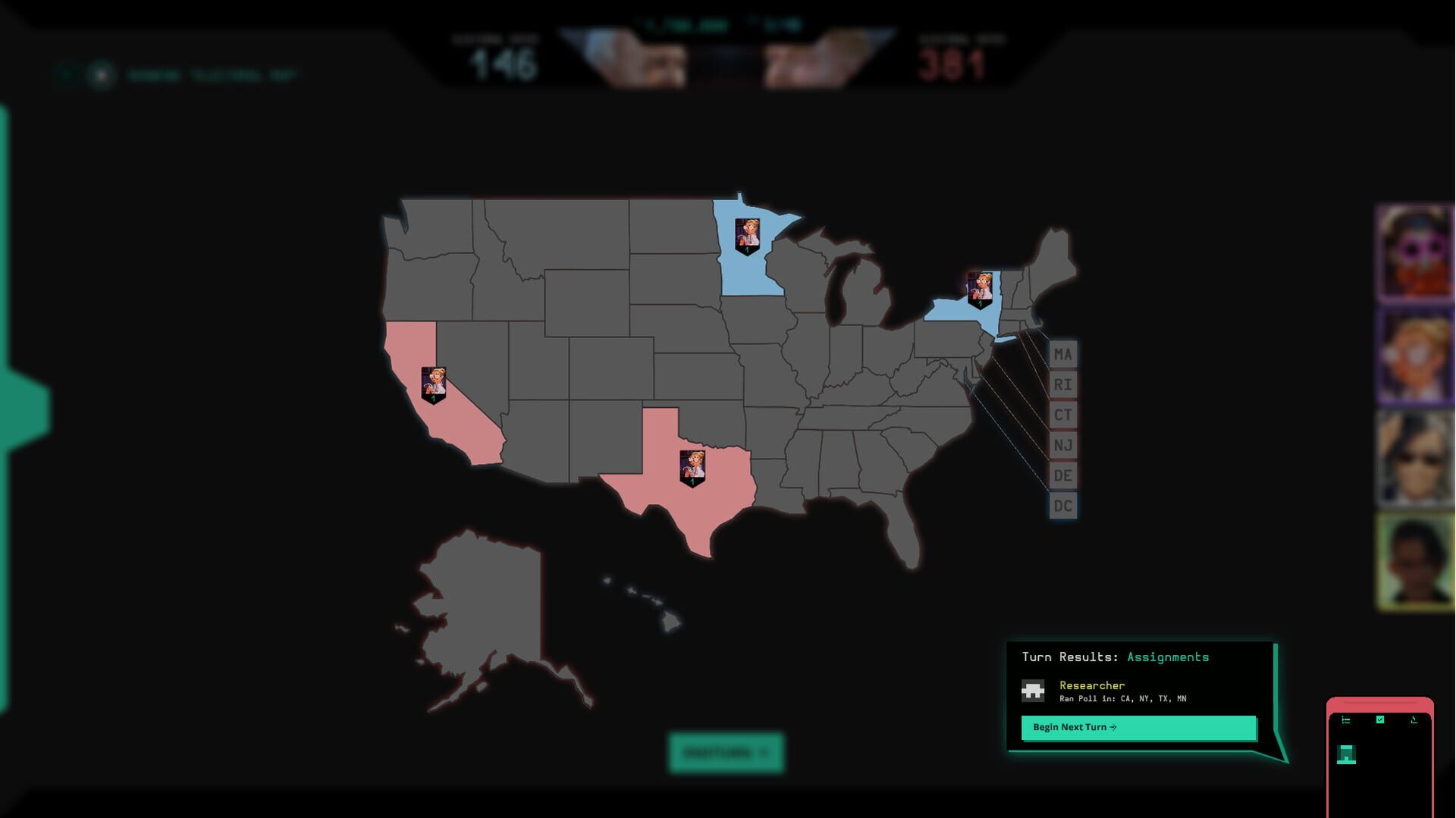 Electioneering - Screenshot