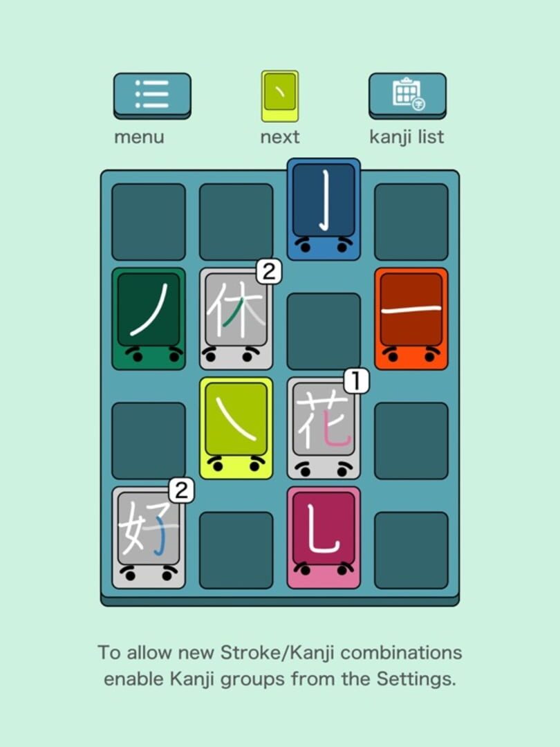 Kanji Swipe: Sliding Puzzle - Screenshot