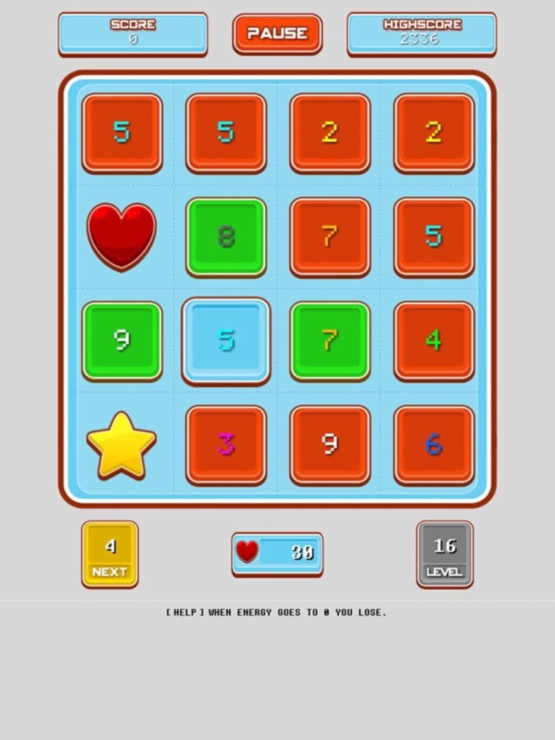 Perfect Zero Puzzle - Screenshot