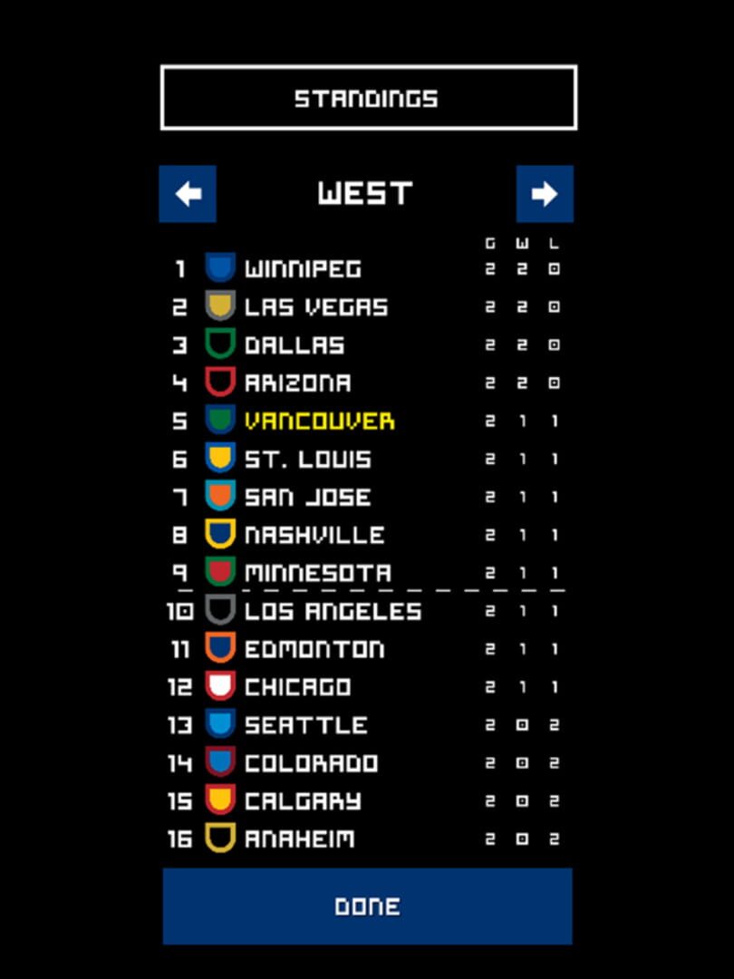 Retro Hockey Coach 2021 - Screenshot