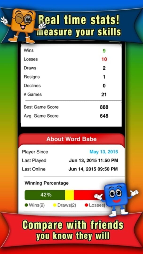 Word Colors - Screenshot