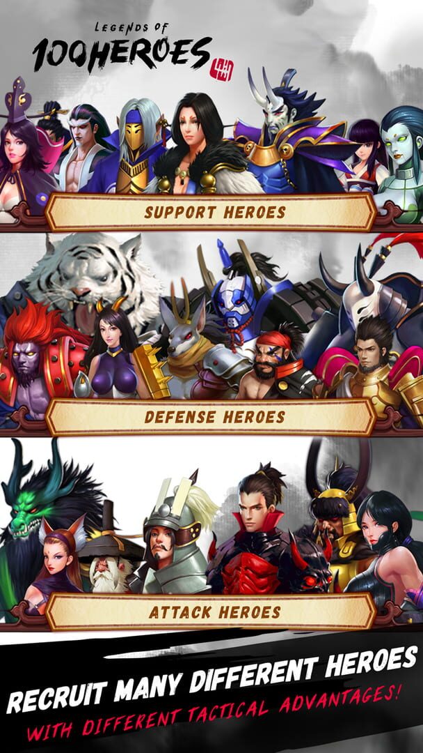 Legends of 100 Heroes - Screenshot