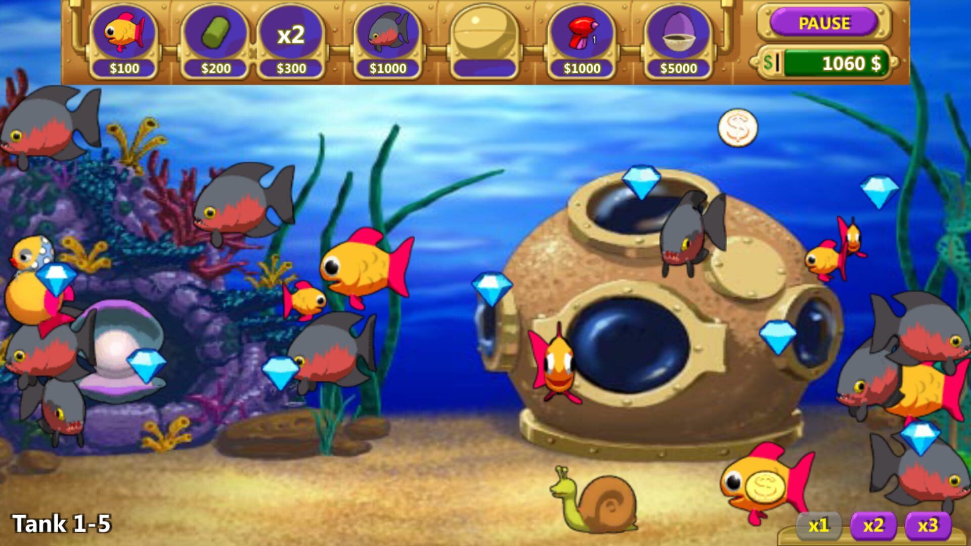 Insane Aquarium Deluxe - Screenshot