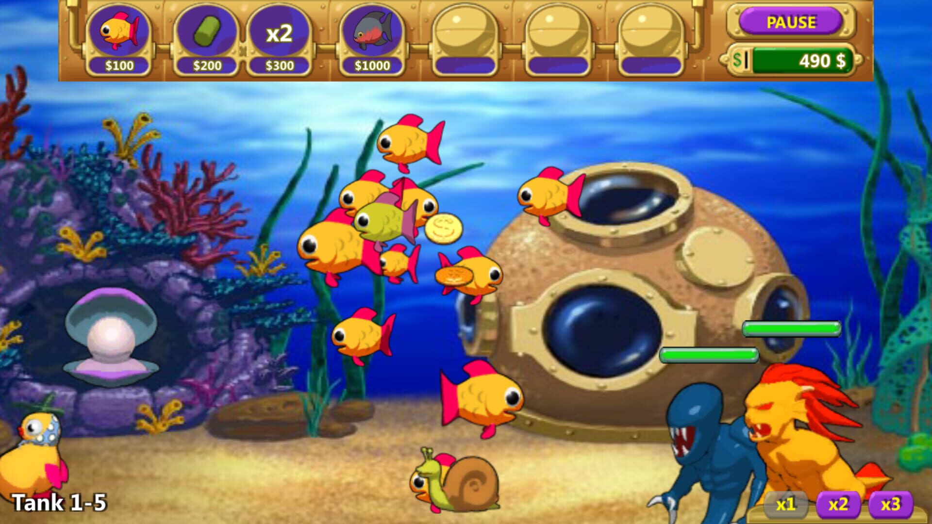 Insane Aquarium Deluxe - Screenshot