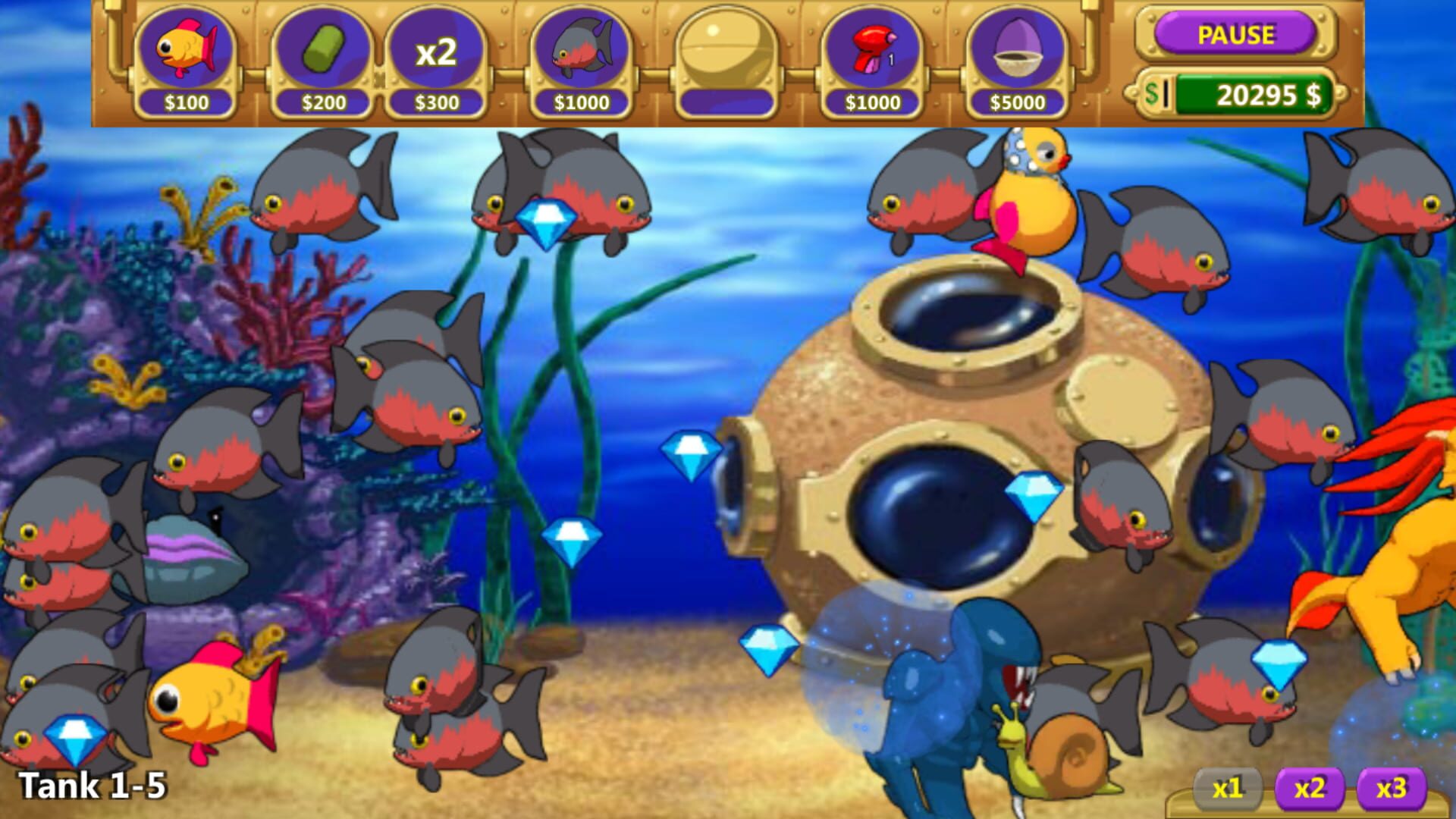 Insane Aquarium Deluxe - Screenshot