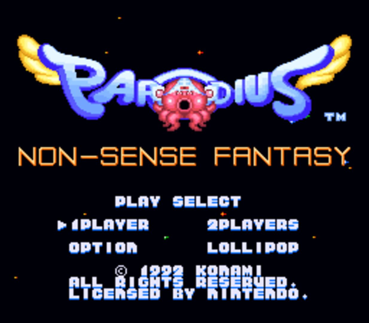 Captura de pantalla - Parodius