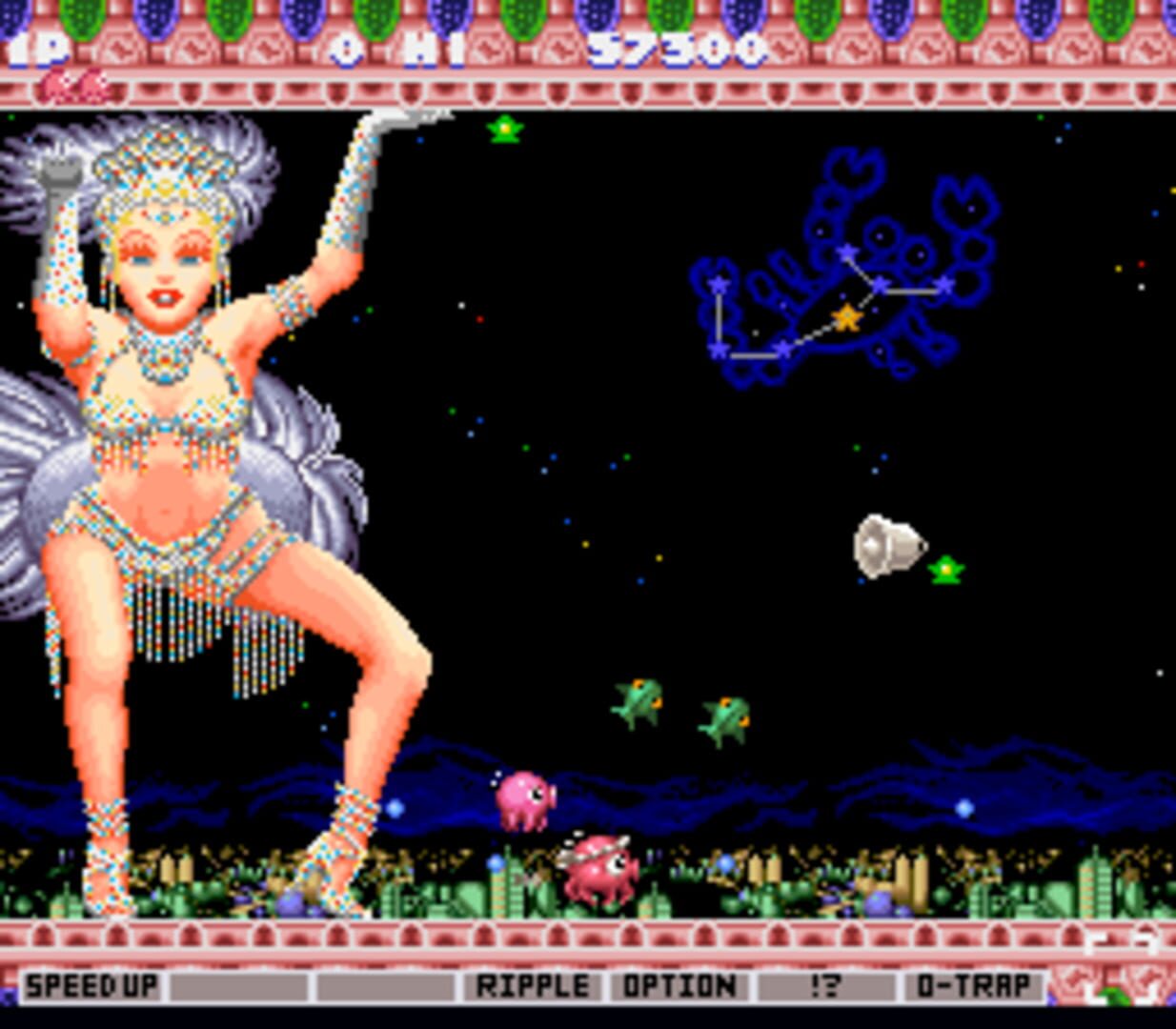 Captura de pantalla - Parodius