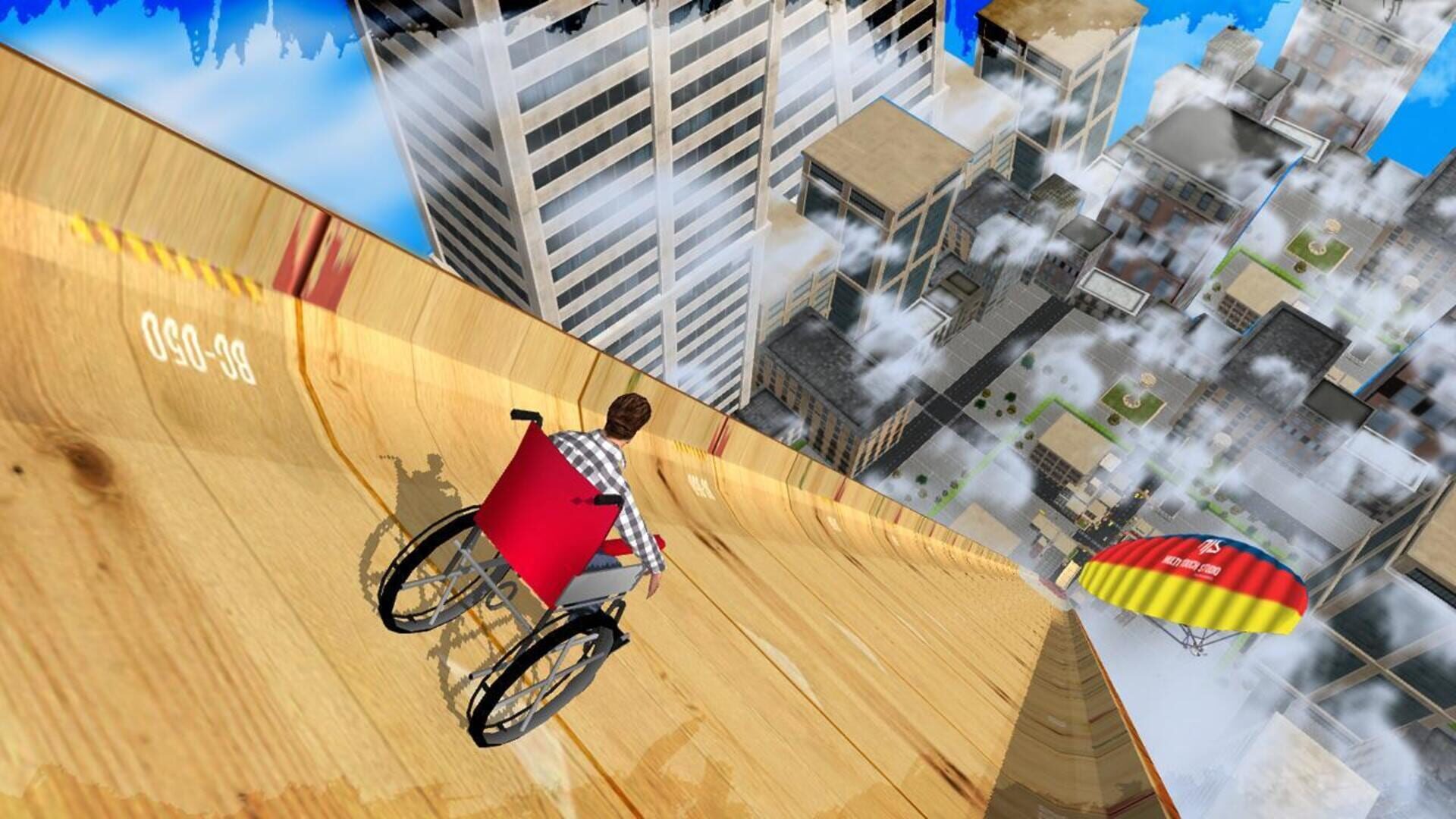 Wheels on Impossible Ramp - Screenshot