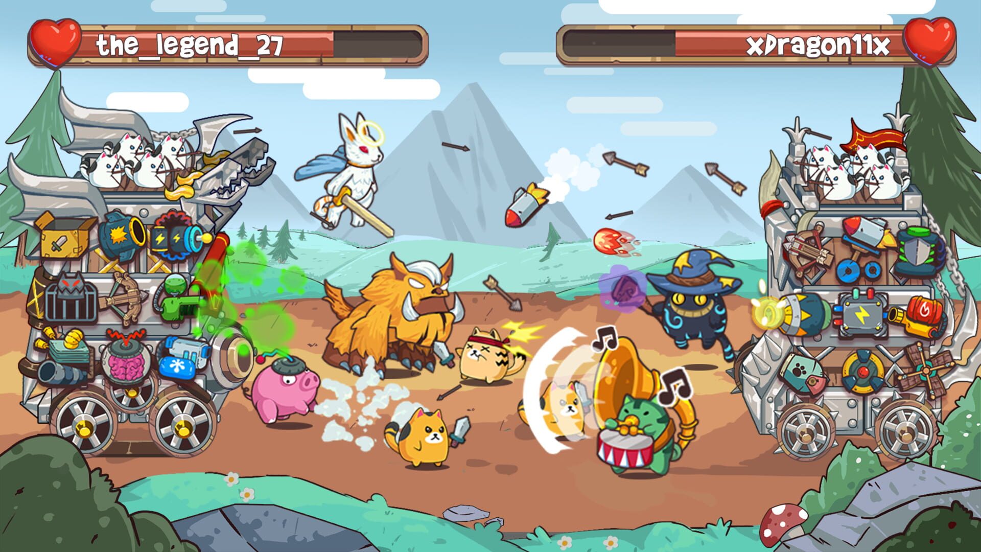 Cat'n'Robot: Idle Defense - Screenshot