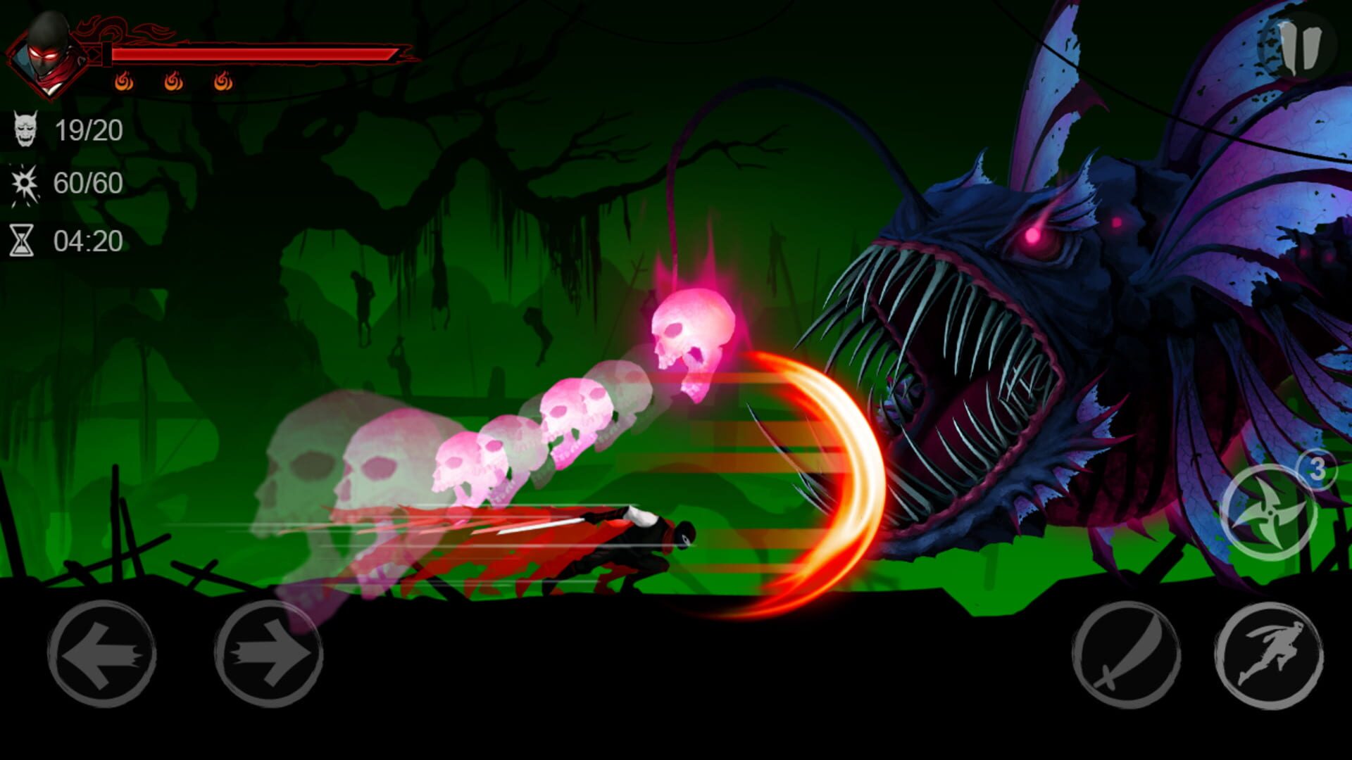 Ninja Raiden Revenge - Screenshot