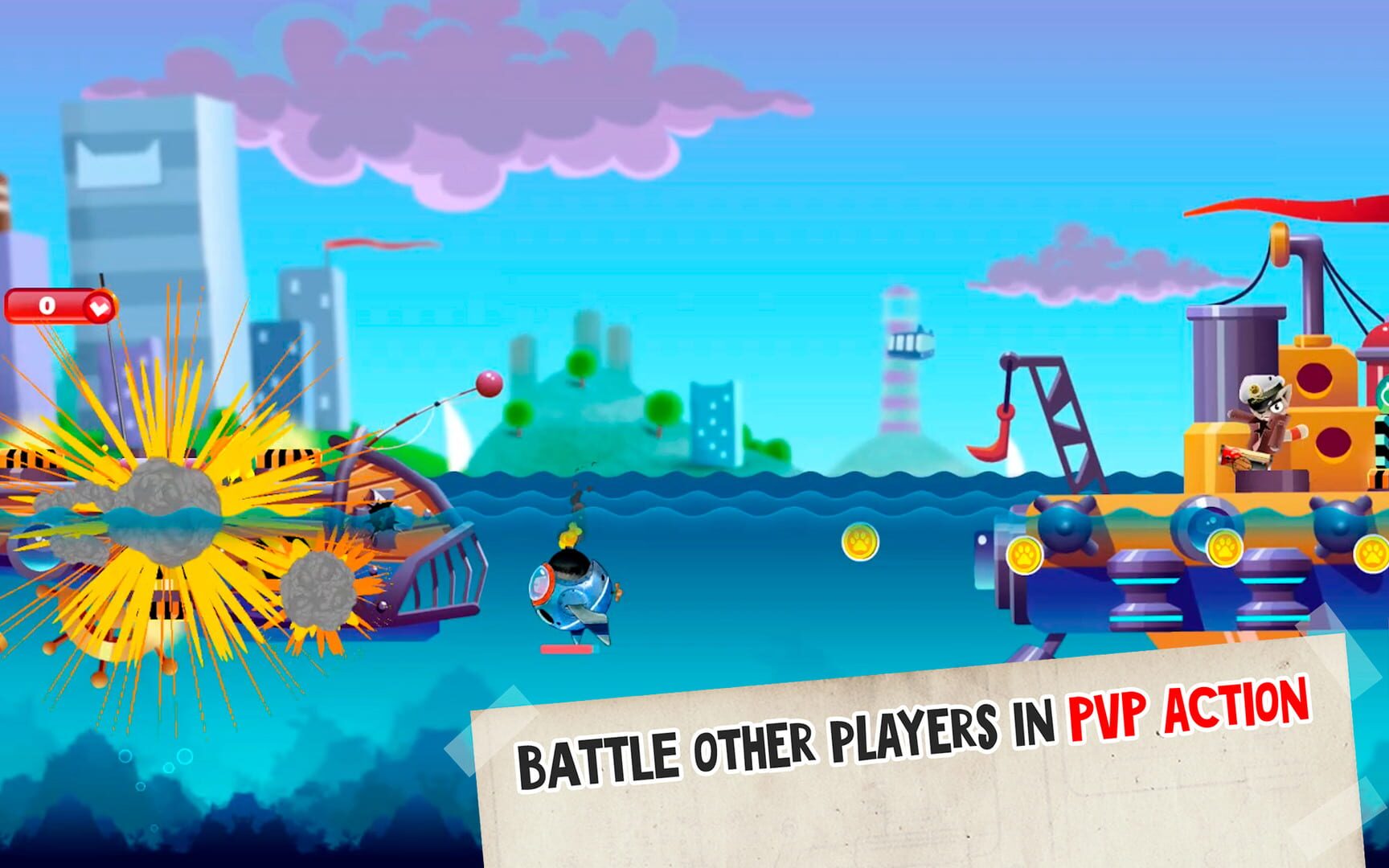 Navy Cats: Ship Battle - Screenshot