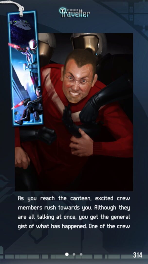 Fighting Fantasy: Starship Traveller - Screenshot