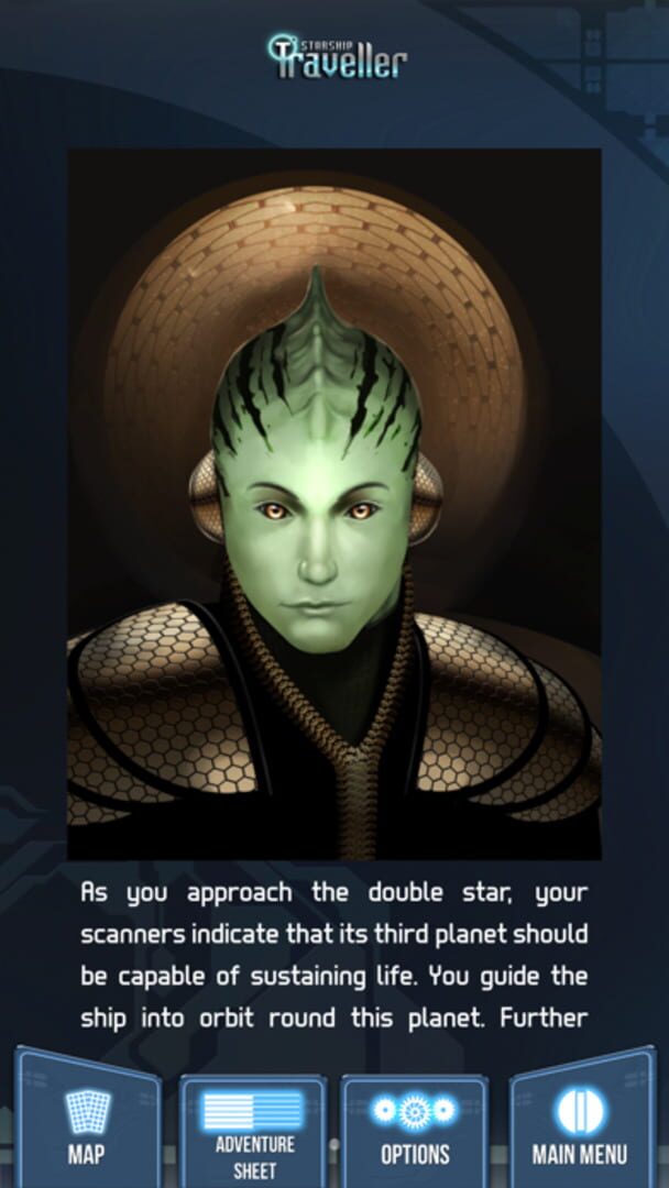 Fighting Fantasy: Starship Traveller - Screenshot