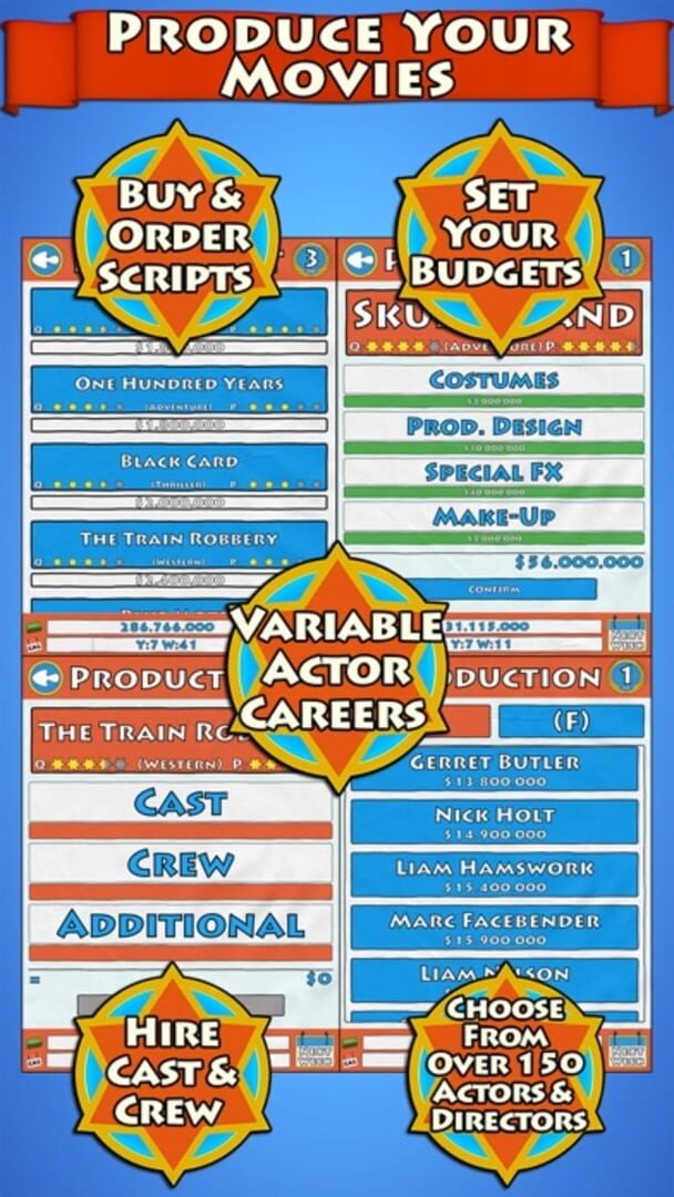 Hollywood Studios Tycoon Game - Screenshot