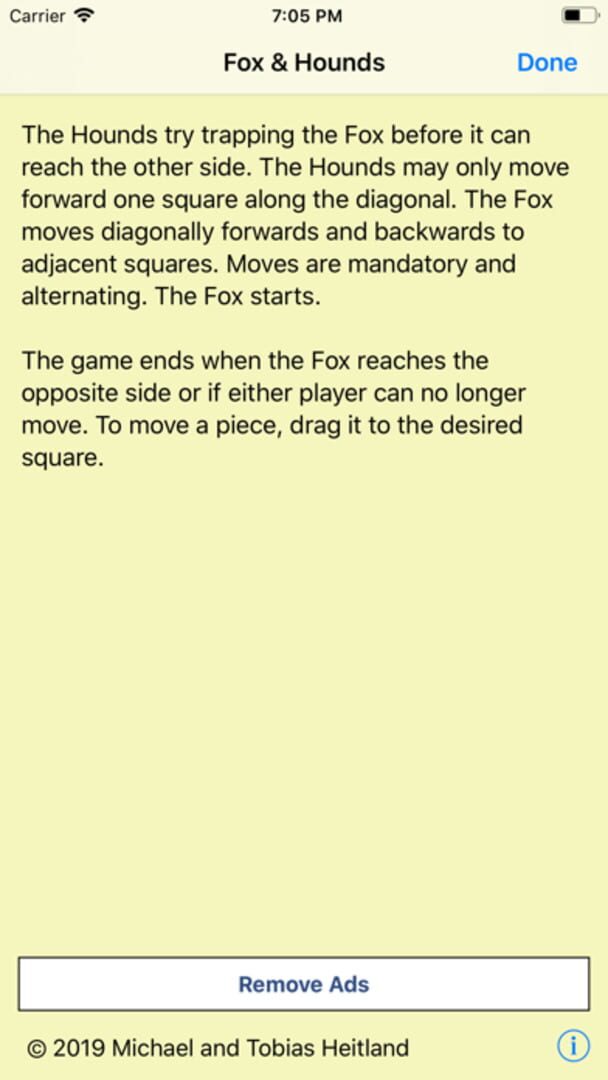 Fox & Hounds - Screenshot