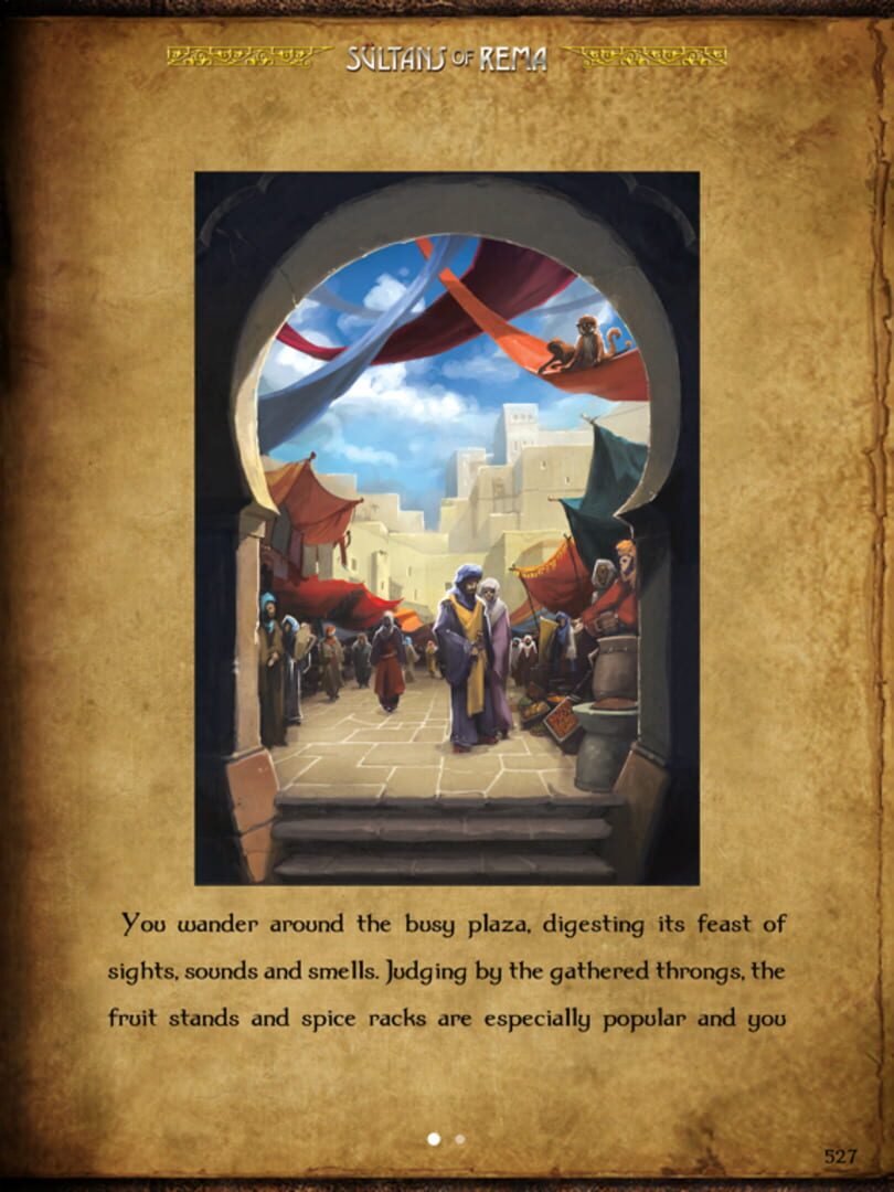 Gamebook Adventures 9: Sultans of Rema - Screenshot
