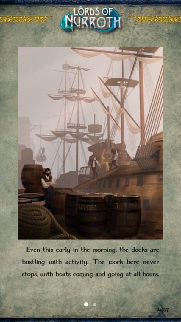 Gamebook Adventures 10: Lords of Nurroth - Screenshot