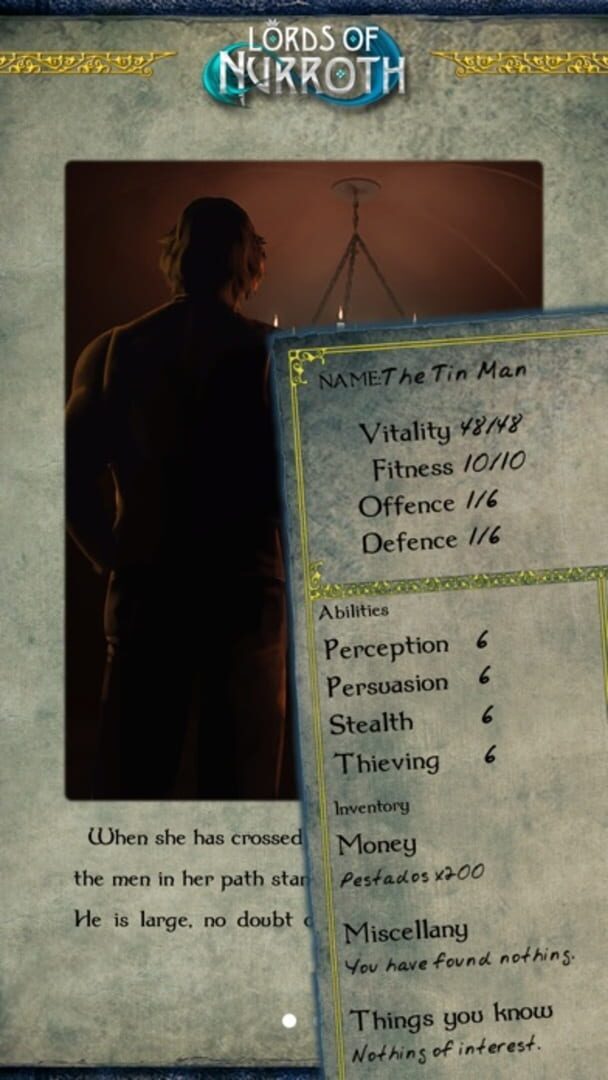 Gamebook Adventures 10: Lords of Nurroth - Screenshot