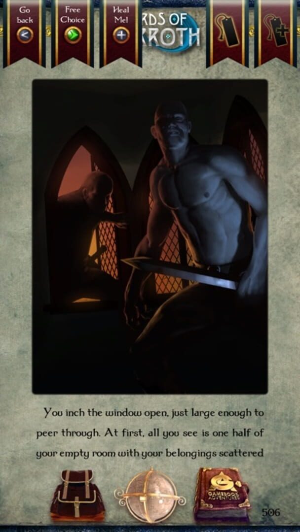 Gamebook Adventures 10: Lords of Nurroth - Screenshot